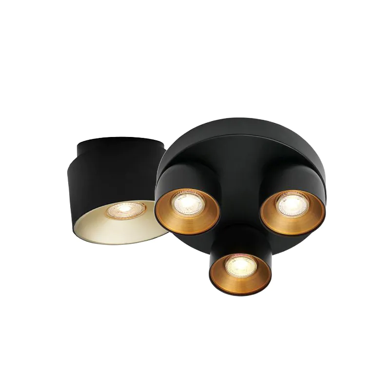 Schwarze Deckenstrahler