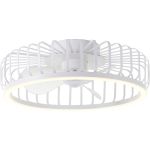 Brilliant Capo Ventilator Metall Plastik Weiß 32W 4200lm - 827-865 CCT | 480mm - Fernsteuerung Dimmbar