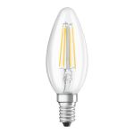 Osram Parathom Retrofit Classic LED E14 Kerze Fadenlampe Klar 4W 470lm - 865  | Ersatz für 40W