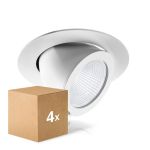 Mehrfachpackung 4x LED Deckenstrahler Weiß 35W 3100lm 36D - 940  | 168mm - Höchste Farbwiedergabe