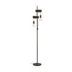 Eglo Stehlampe Townshend 4 Stahl Braun Schwarz | IP20 - Geeignet für 2x E27 