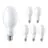Mehrfachpackung 6x Philips TrueForce Core LED E27 HPL/SON Matt 18W 3000lm 300D - 840  | Ersatz für 80W