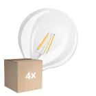 Mehrfachpackung 4x Osram LED Superstar E27 Globe G125 Fadenlampe Klar 11W 1521lm - 927 Extra Warmweiß | Höchste Farbwiedergabe - Ersatz Für 100W