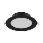 LED Deckenstrahler Eben Einbau Schwarz 21W 2400lm 100D - 827-830-840 CCT | 213mm - Ausschnitt 195mm