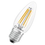 Ledvance Classic LED E27 Bougie Filament Claire 3.4W 470lm - 827 Blanc Très Chaud | Remplacement 40W