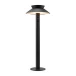 Nordlux Solar Éclairage de jardin Justina Métal Noir 5W 400lm - 830  | Détecteur de Mouvement et de Lumière