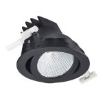 Philips Spot LED LuxSpace Accent Compact Noir RS771B 26W 2700lm 36D - 930  | 130mm - Meilleur rendu de couleur