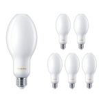 Lot 6x Philips TrueForce Core LED E27 HPL/SON Dépolie 18W 3000lm 300D - 840  | Remplacement 80W