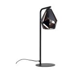Eglo Lampe De Chevet Carlton 4 Échantillon Noir Cuivre | IP20 - Convient pour 1x E27 