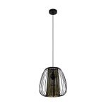 Eglo Suspension Luminaire Curasao Échantillon Noir | IP20 - Convient pour 1x E27 