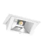 Spot Encastrable LED Wallwasher Wally Maxi Gris 46W 6050lm 70x75D - 830 Blanc Chaud - 238x145mm