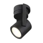SLV Oculus Mur et Plafonnier Aluminium Noir 11W 780lm - 920-930 Dim To Warm | Meilleur Rendu De Couleur - Dimmable 
