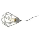 Eglo Lampe De Chevet Tarbes Échantillon Gris | Convient pour 1x E27