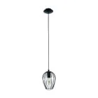 Eglo Suspension Luminaire Newtown Échantillon Noir | IP20 - Convient pour 1x E27 